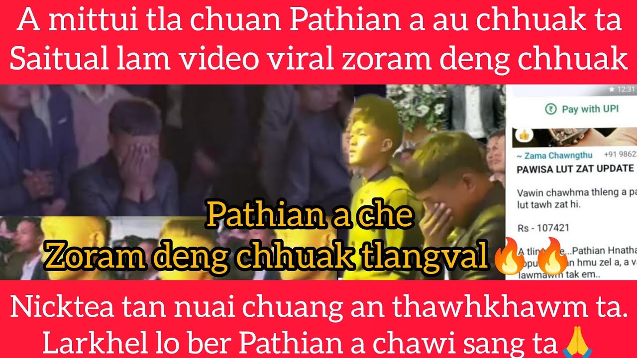Nicktea tan nuai chuang an thawhkhawm ta, Saitualah Pathian a che,tlangval khawmgaih thlak chanchin😭