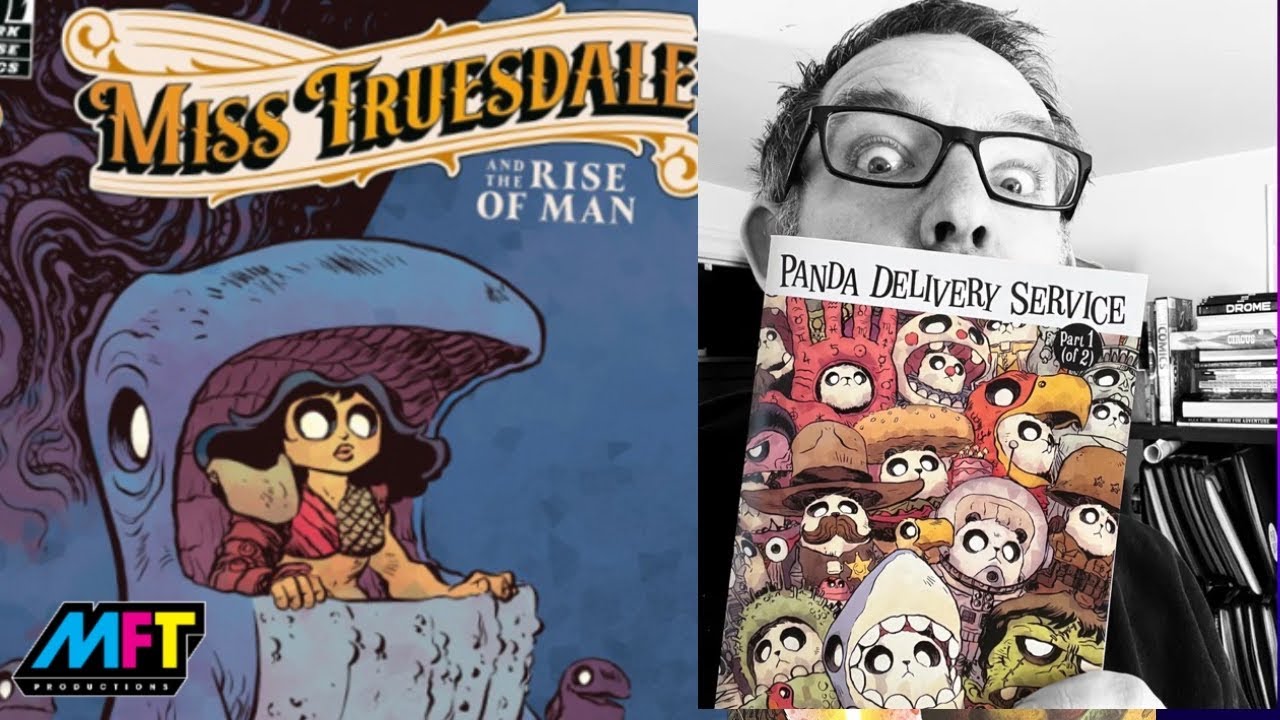 Miss Truesdale & The Rise Of Man Issue 2-by Mike Mignola &Jesse Lonergan- PANDA DELIVERY SERVICE 