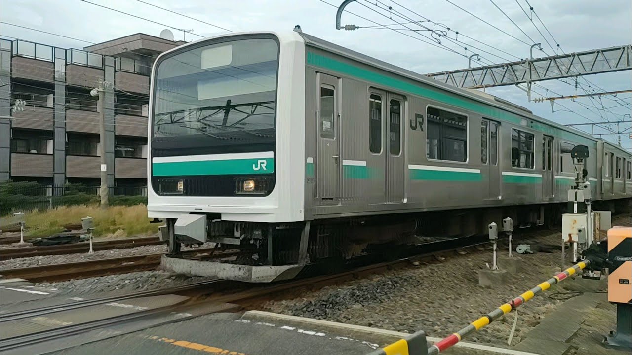 青幕車の幕が白幕✨ いわき駅 E501系 K704編成 青幕車✨