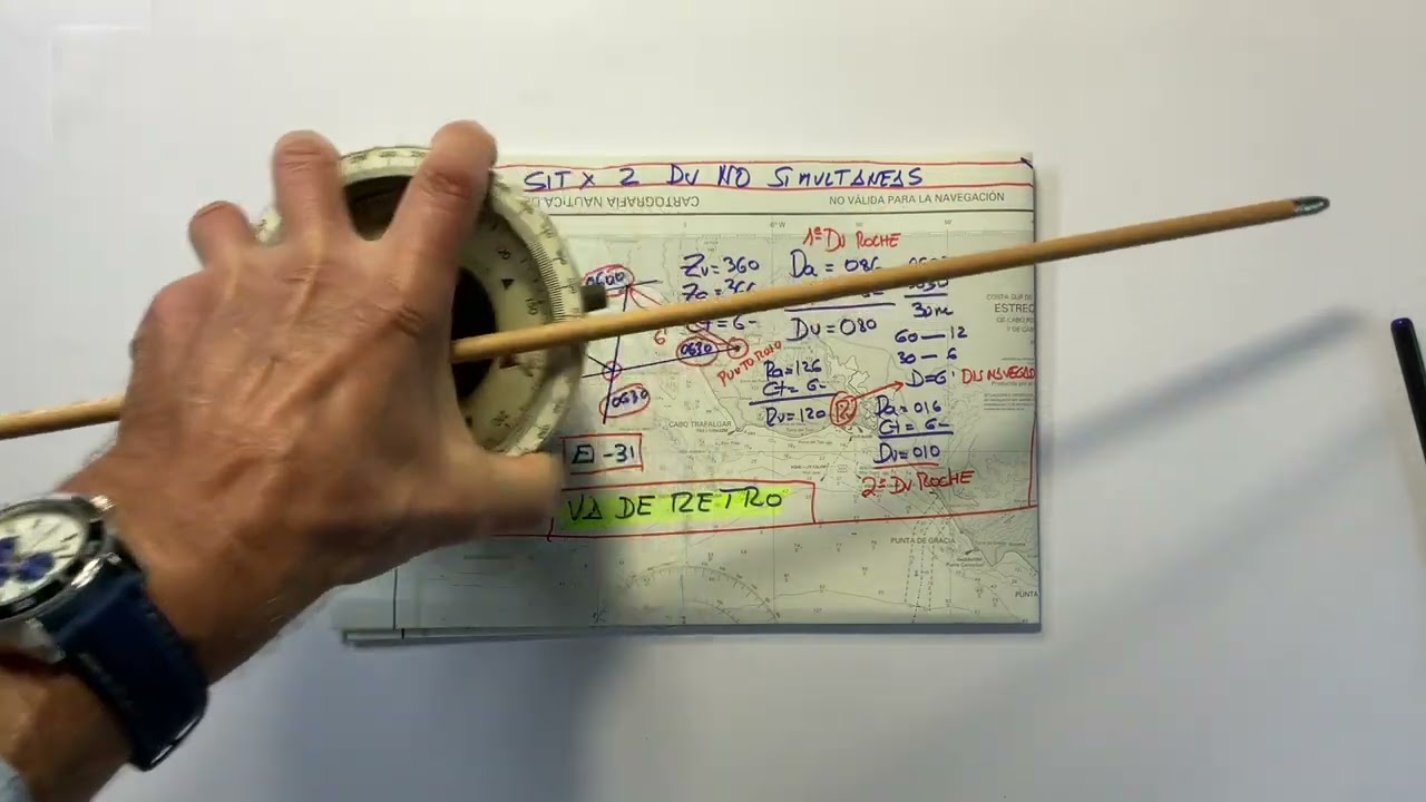 PATRON DE YATE SITUACION POR 2  DEMORAS NO SIMULTANEAS. VA DE RETRO