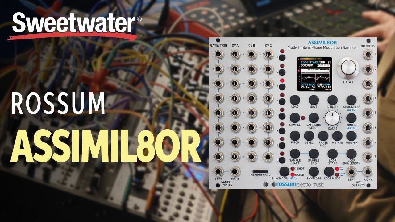 Rossum Electro-Music Assimil8or Eurorack Sampler Module Demo