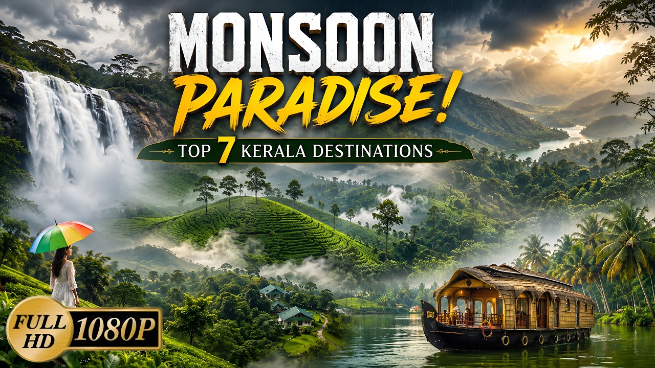 7 Best Places To Visit In Kerala This Monsoon | Must-See Rainy Season Destinations | My Nation