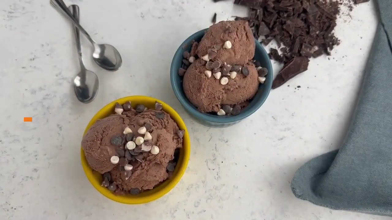 GELATO facile e veloce da FARE IN CASA: GELATO SENZA GELATIERA, solo 4 ingredienti!