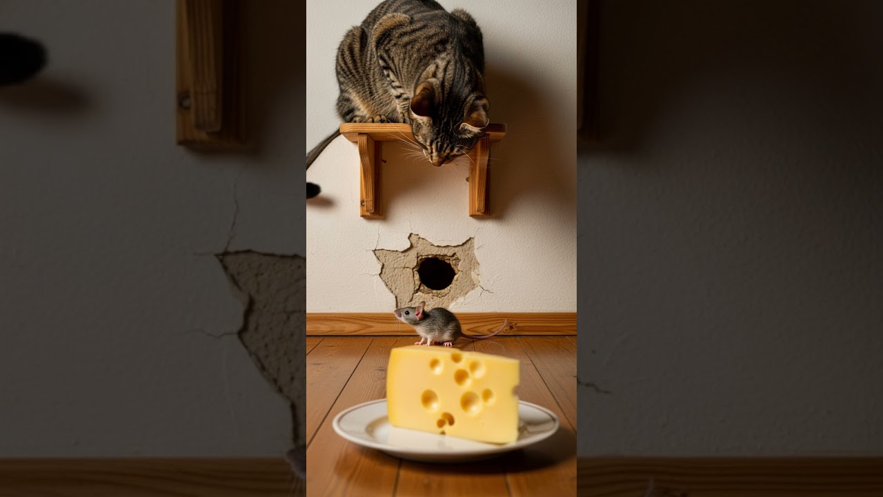 The Cat's Shocking Trap… Will the Mouse Escape in Time 