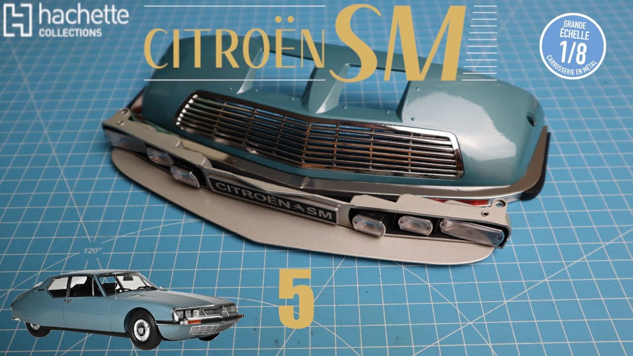 Montez la Citroën SM 1/8 @Hachette Collections  5