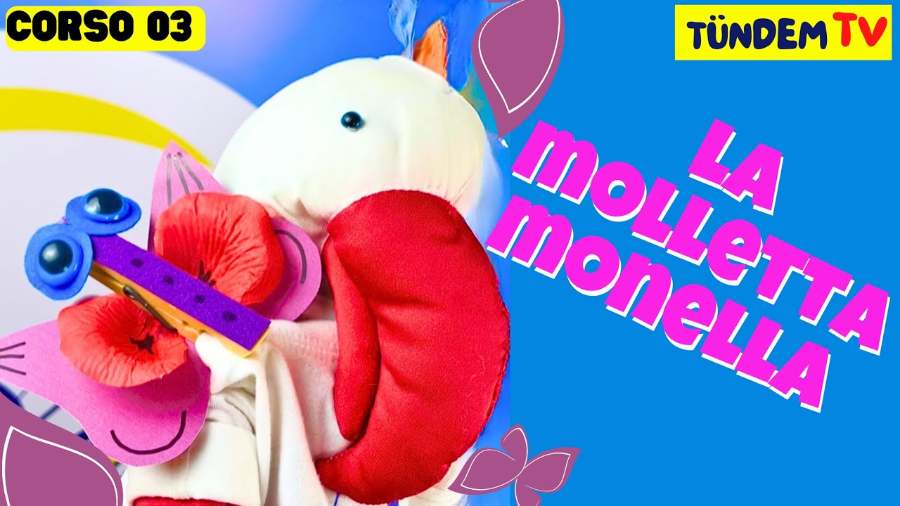 MOLLETTA FARFALLA - CREAZIONI PER BAMBINI - CORSO 03 - Video divertenti - giochi | TUNDEM TV