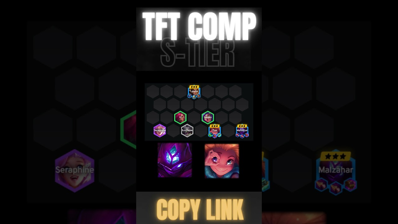 BEST 16.6 TFT COMP Malzahar Zoe combo  #gaming  #tft #shorts