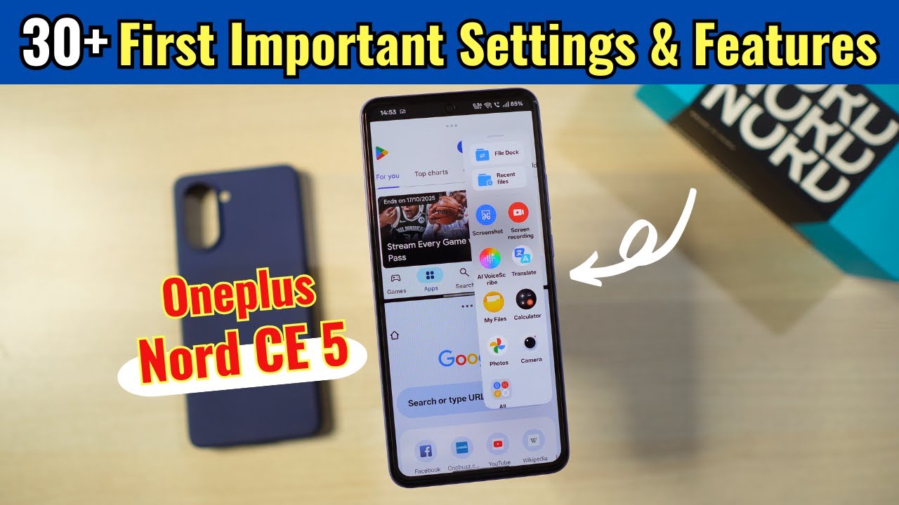 30+ First Imp. Settings & Features of Oneplus Nord CE 5 for Best User Experience