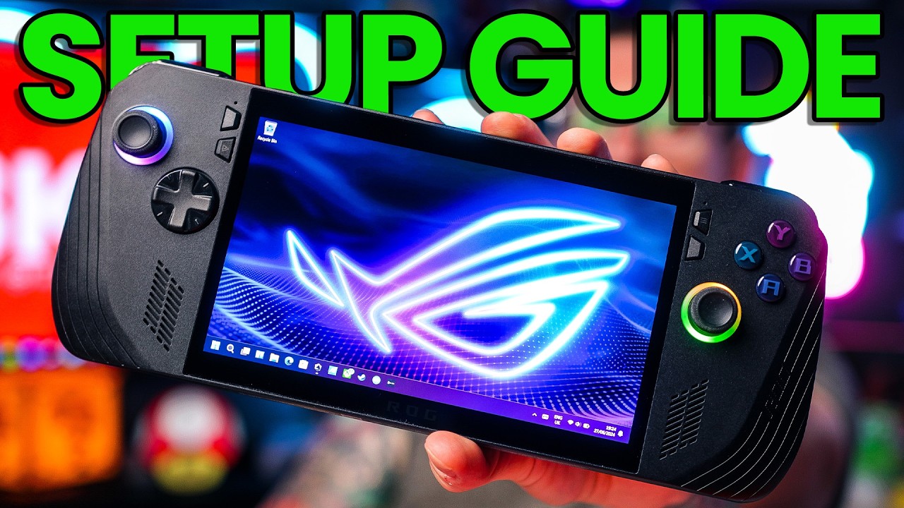 ASUS ROG ALLY X Complete Setup Guide