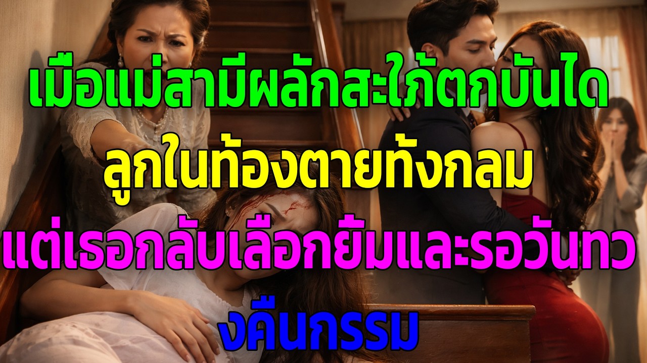 เมื่อแม่สามีผลักสะใภ้ตกบันได ลูกในท้องตายทั้งกลม แต่เธอกลับเลือกยิ้มและรอวันทวงคืนกรรม