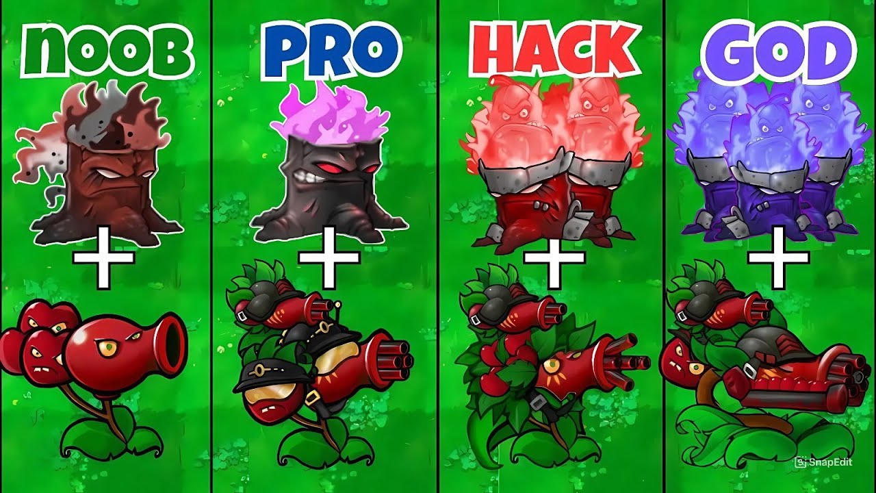 PVZ fusion 3.0 Challenge-All New Plants VS 100 Obsidian Gargantuar-Who Will Win?