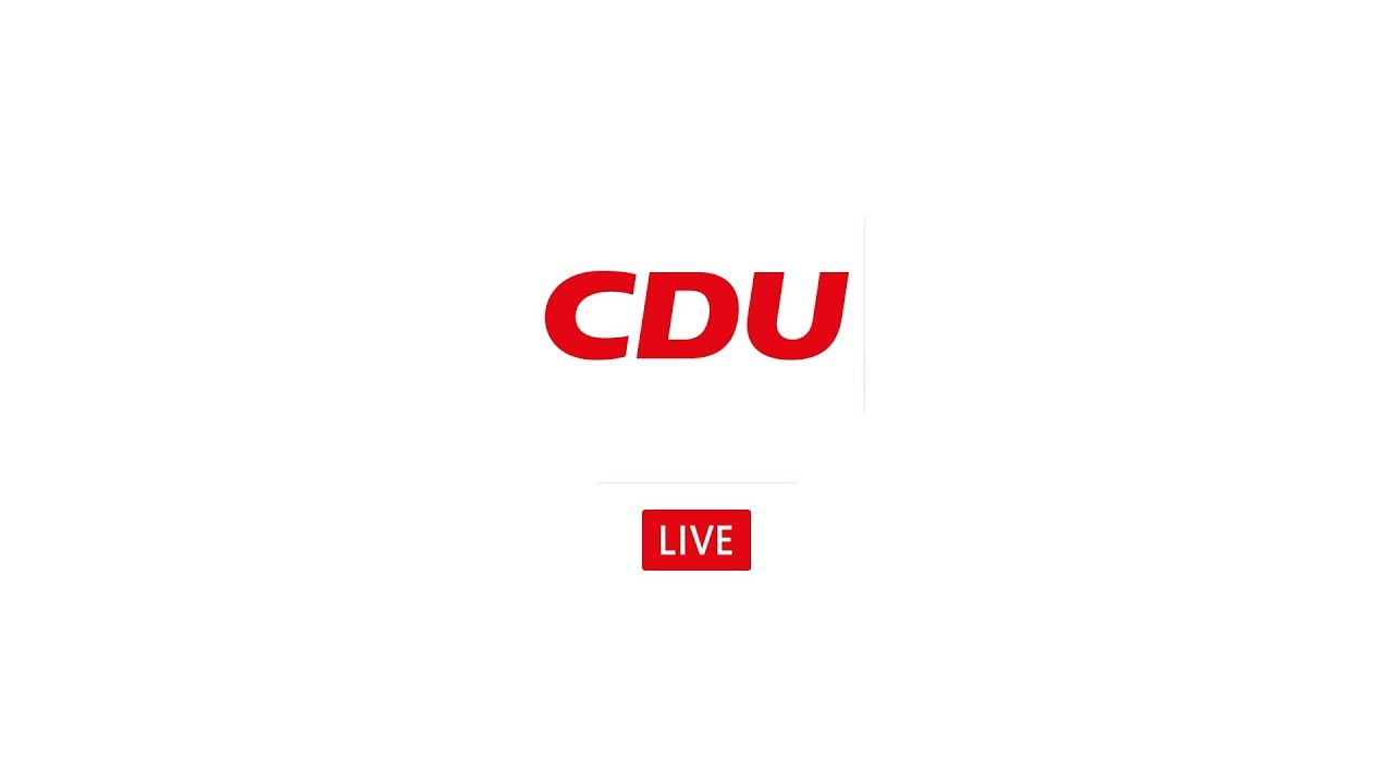 CDU.TV LIVE mit Pressestatement mit @Manfred Weber und @Annegret Kramp-Karrenbauer