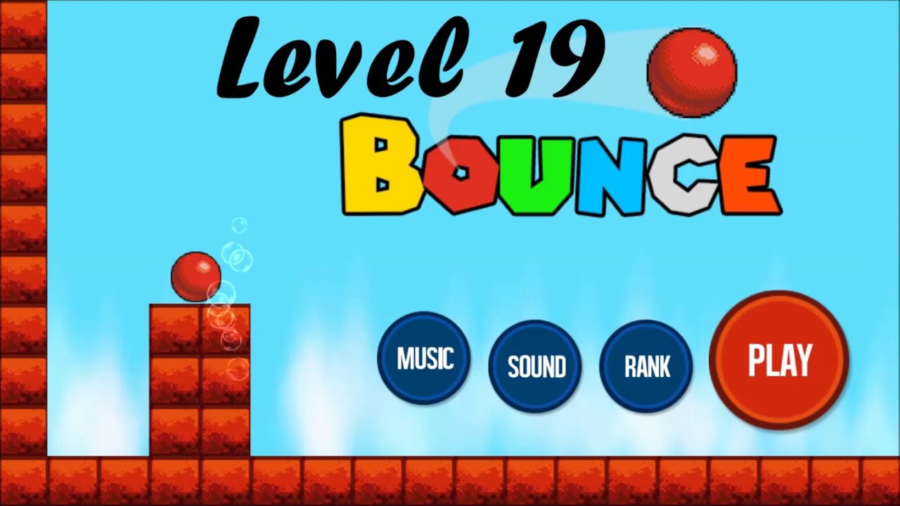 Bounce classic level 19 - Bounce classic HUD games