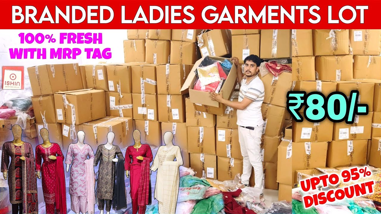 BRANDED SURPLUS LADIES GARMENTS LOT 2025 | DISCOUNT UPTO 95% | JUST ₹80/- STARTING @Marv India