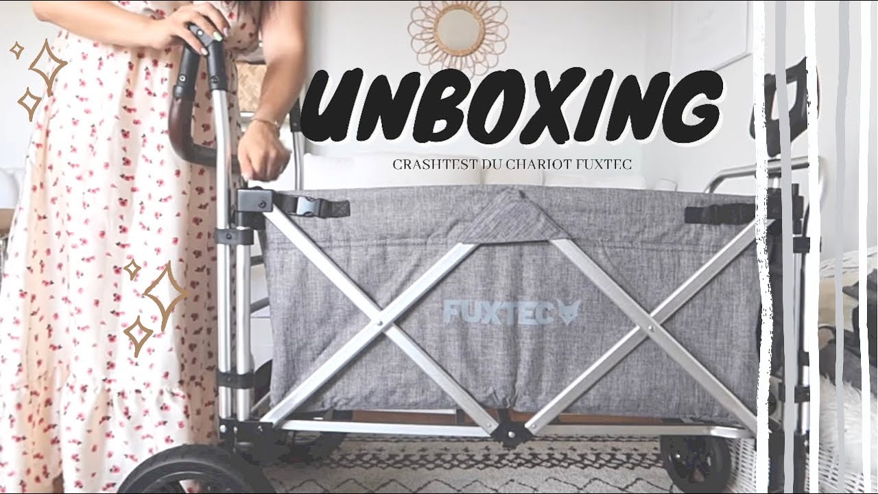 UNBOXING, Crashtest et avis sur le chariot pour enfant Super Cruiser de FUXTEC