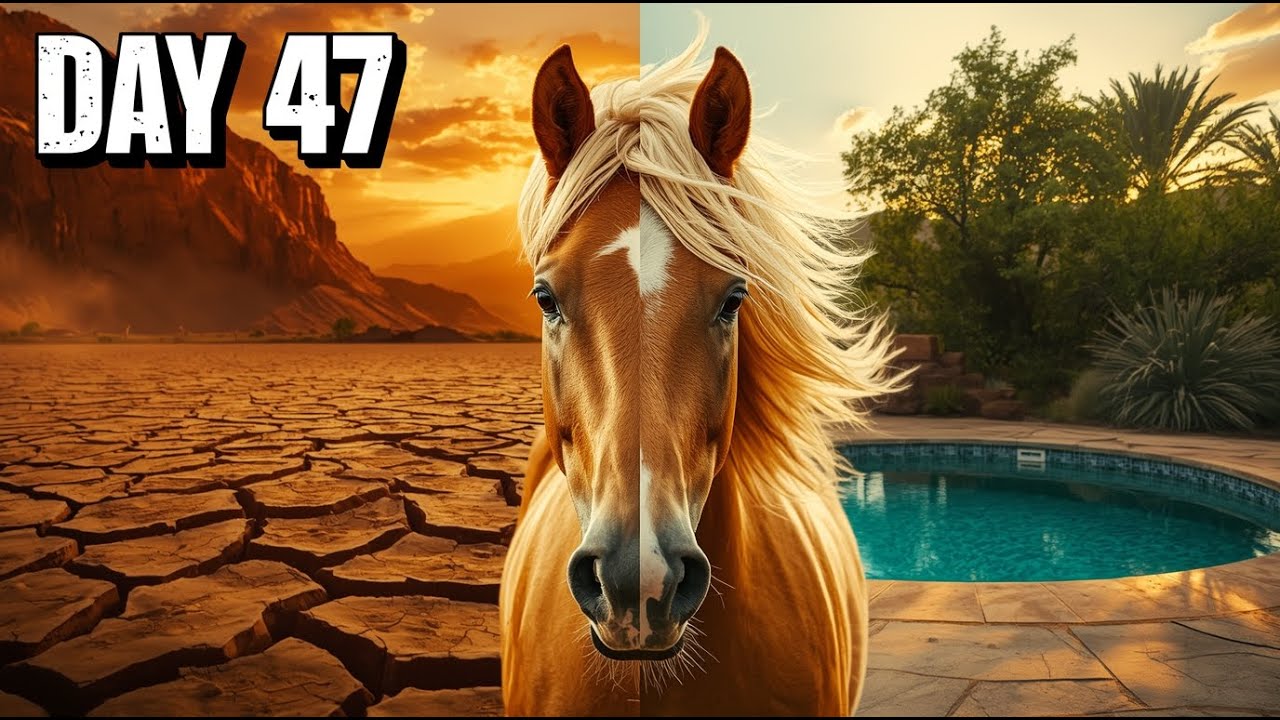 47 Days Without Water. Watch What This Horse Did To Save His Family