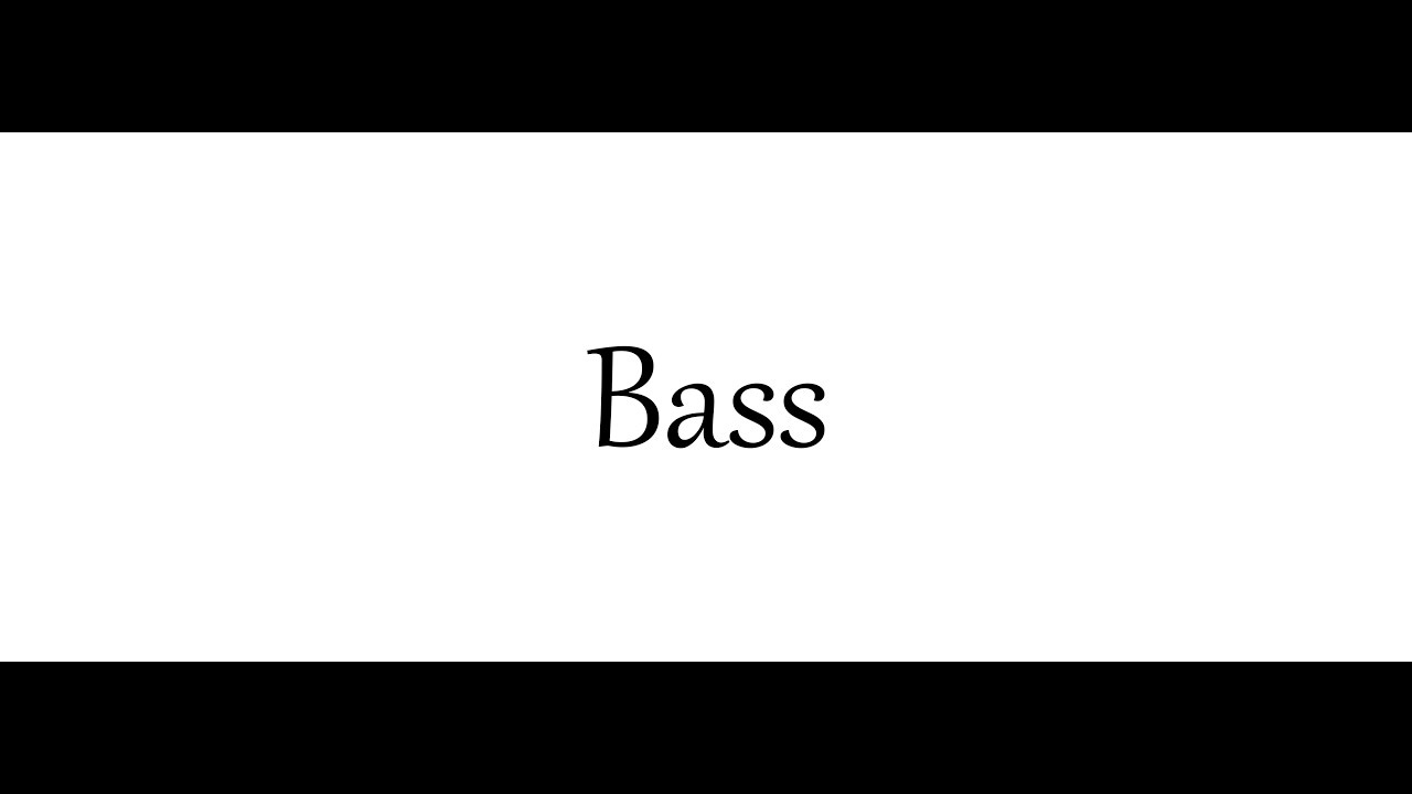 (Bass)«Был распят» (Crucified)