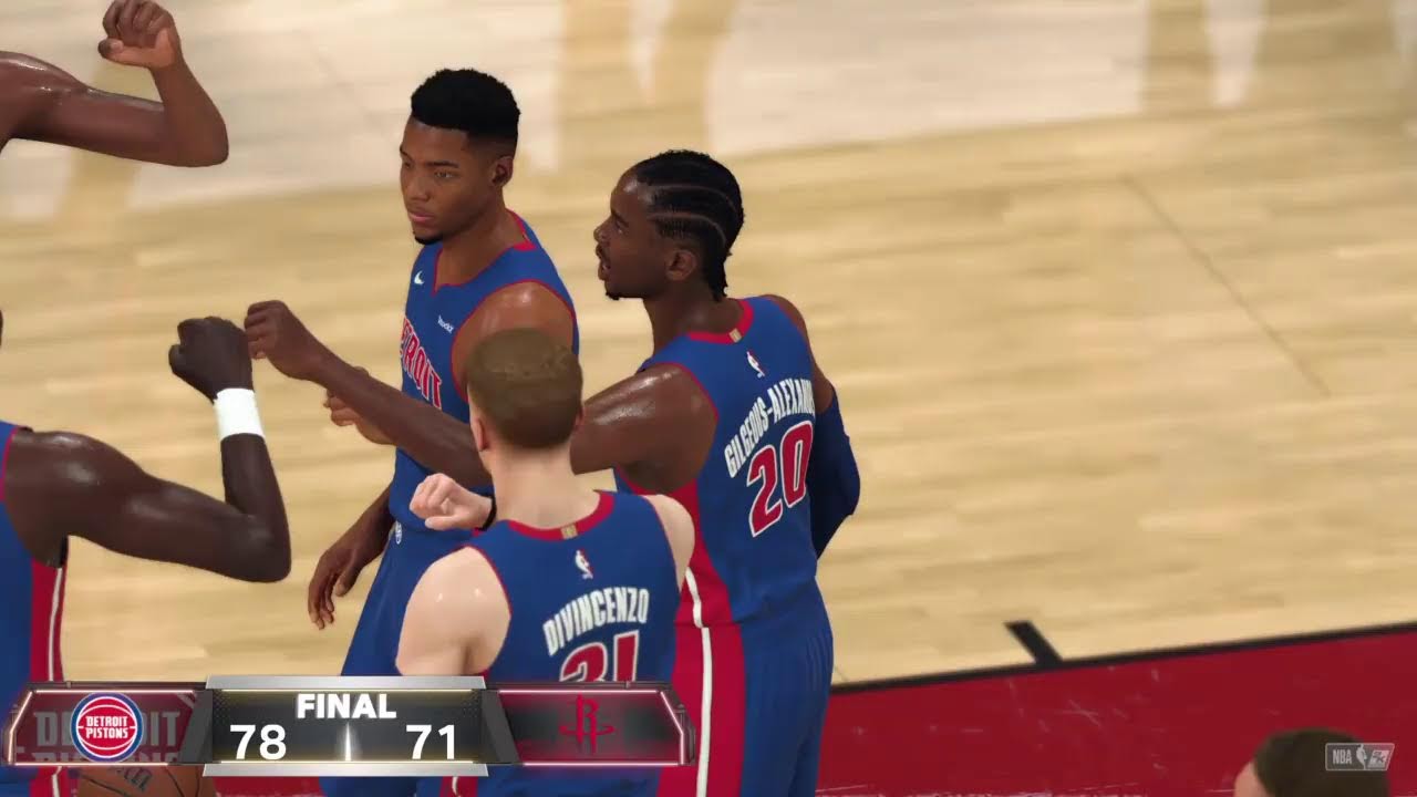DET Pistons vs HOU Rockets /#JBLS10 #NBA2K Gm67