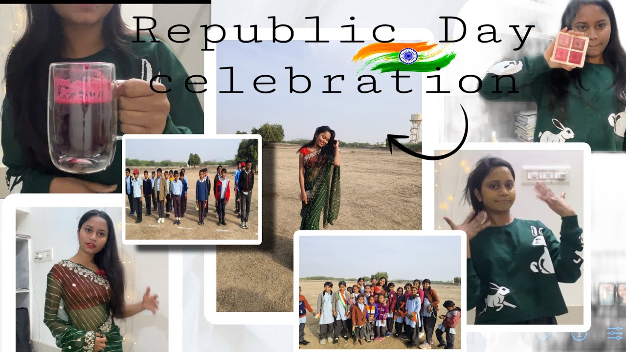 Republic Day 🙌🏻 celebration ✨🤩#vlog #viral #sheoganj #grwm #schoollife #schoolcelebrations #vlog 💕