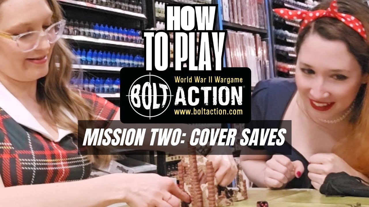 How to Play Bolt Action - Cover Saves in Mission 2