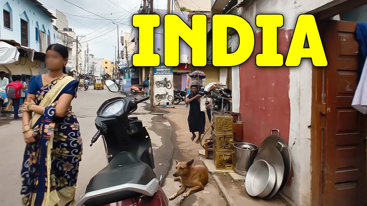 Этот индийский район вас удивит 🇮🇳 | Прогулка в формате 4K