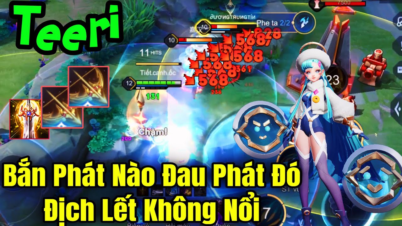 TEERI Liên Quân || Trang Bị và Bảng Ngọc Chuẩn Chỉ Nhất Bắn Địch Lết Không Nổi Chứ Đừng Nói Chạy