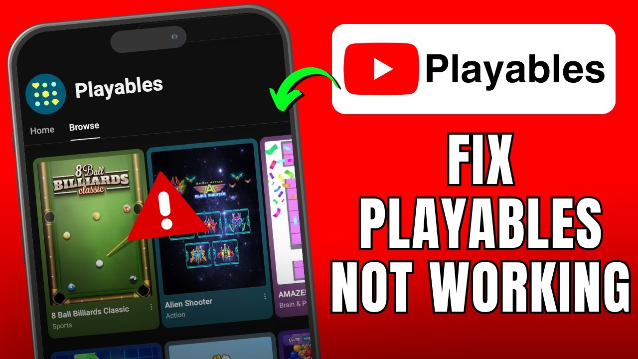 How to Fix YouTube Playables Not Working | YouTube Playables Fix (2026)