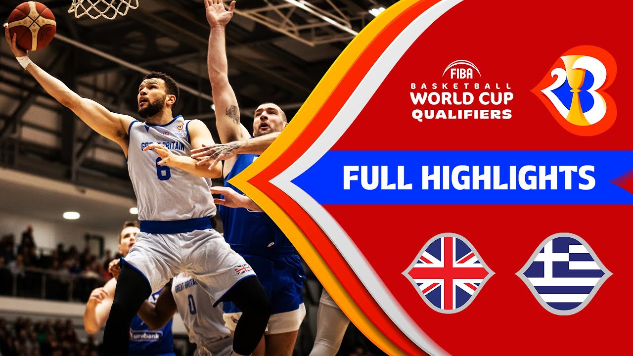 Great Britain - Greece | Full Highlights - #FIBAWC 2023 Qualifiers
