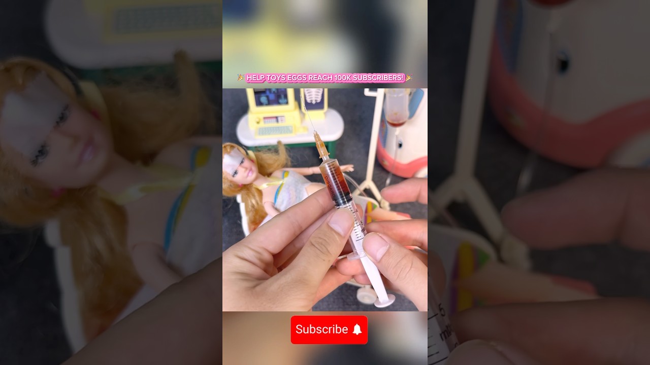 Satisfying with Barbie Pregnant Women Doctor, Unboxing Ambulance Playset ASMR #asmr #toys #barbie