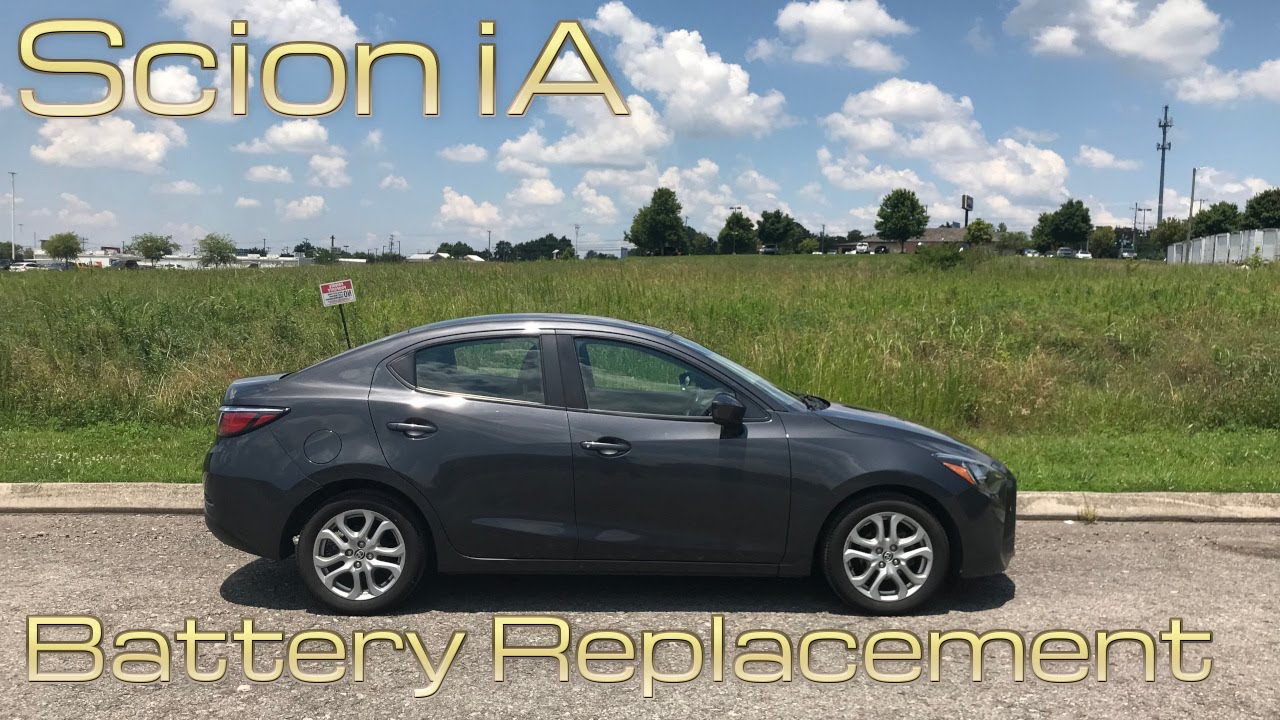 2016 Scion iA - How to Change the Battery