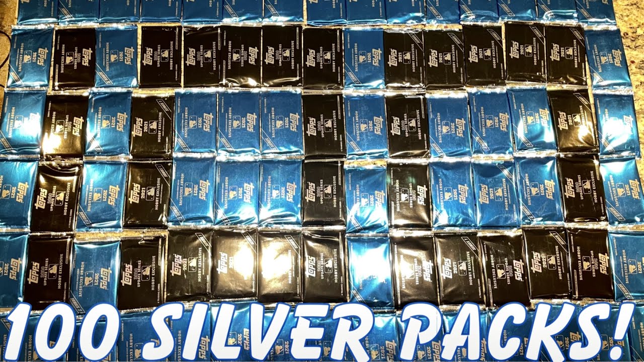 I OPENED $1500 WORTH OF TOPPS SILVER PACKS!  100 PACKS!