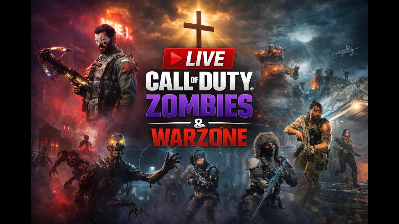 🔴 LIVE: GOD MODE ✝️ WARZONE ➜ ZOMBIES