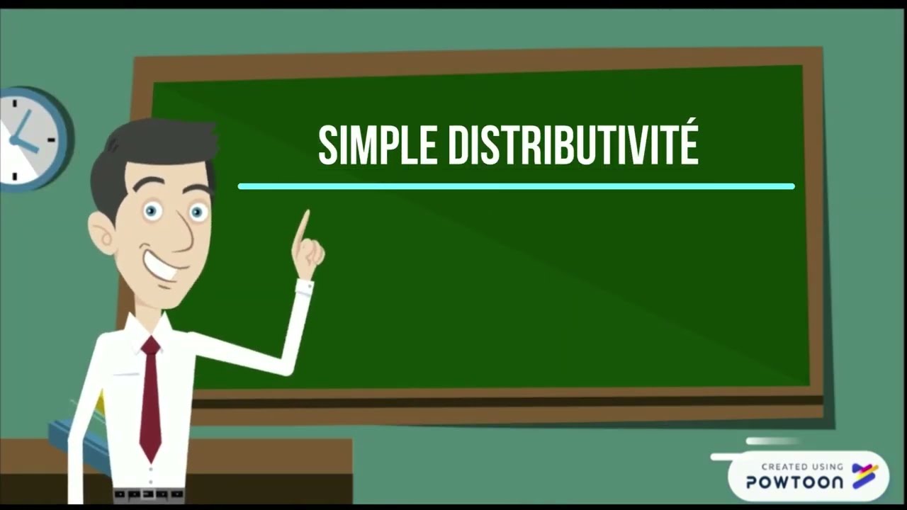 Simple distributivit&eacute;