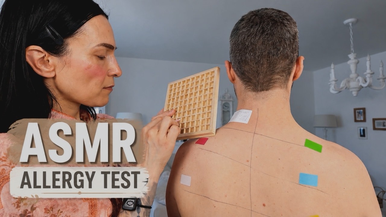 Allergy Test & Detailed Skin Examination ASMR