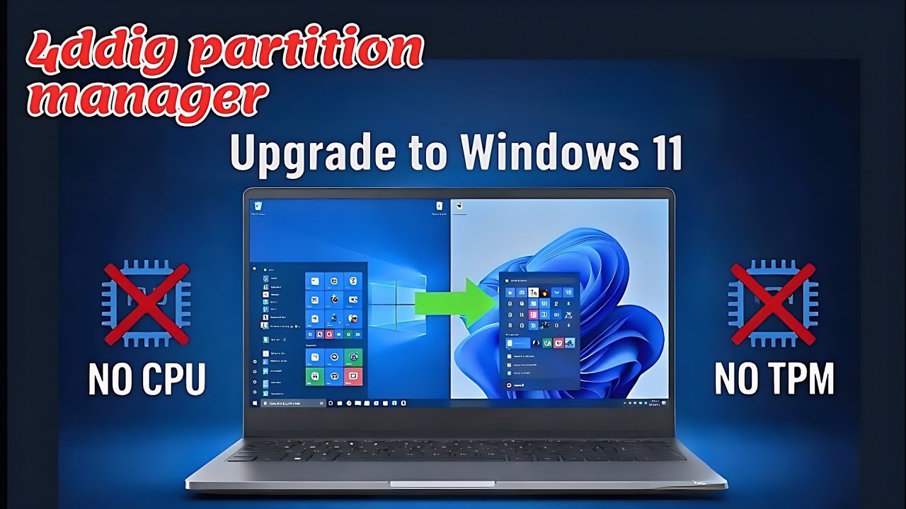 Простой способ установить Windows 11 на неподдерживаемые компьютеры | Без потери данных