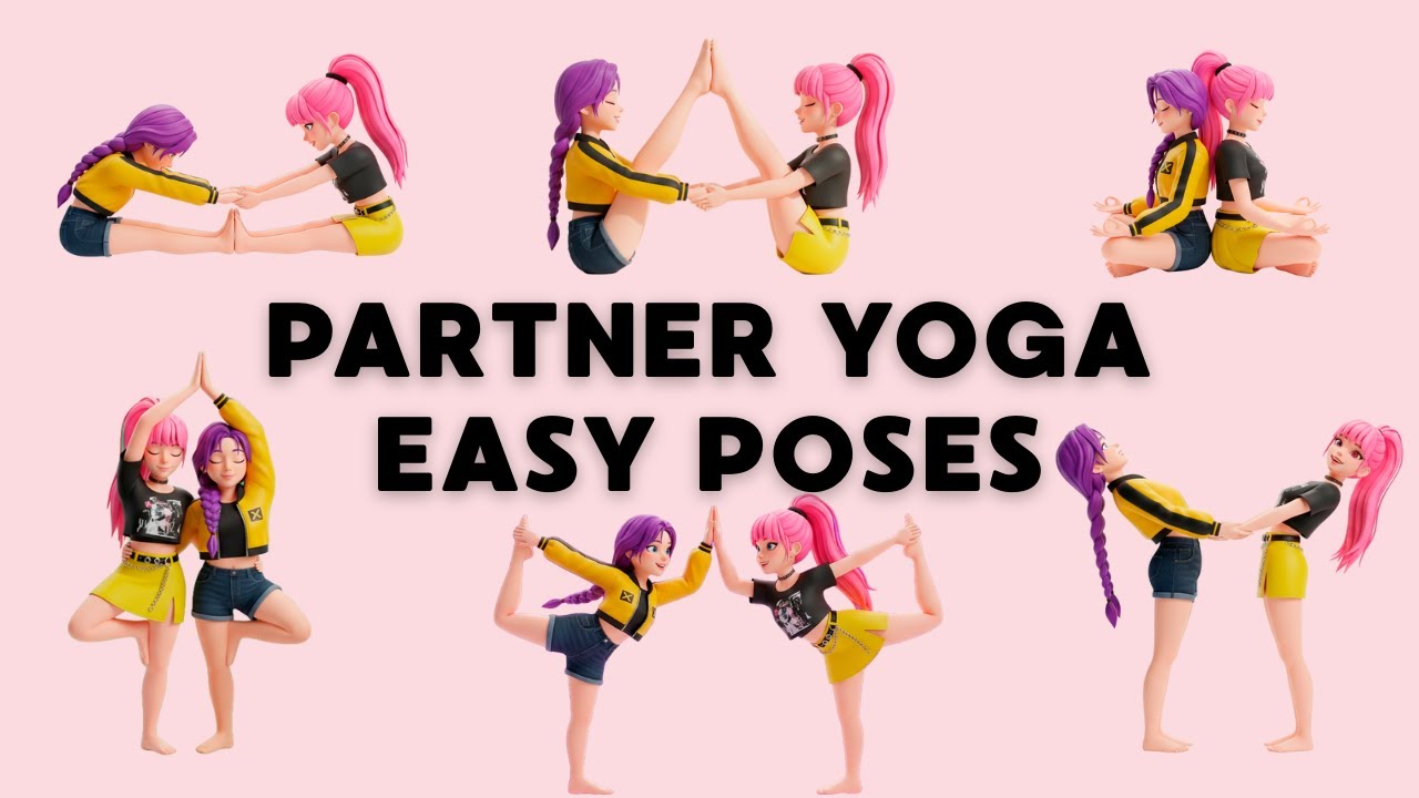 10 Easy Partner Yoga Poses for Kids! 🤸‍♀️