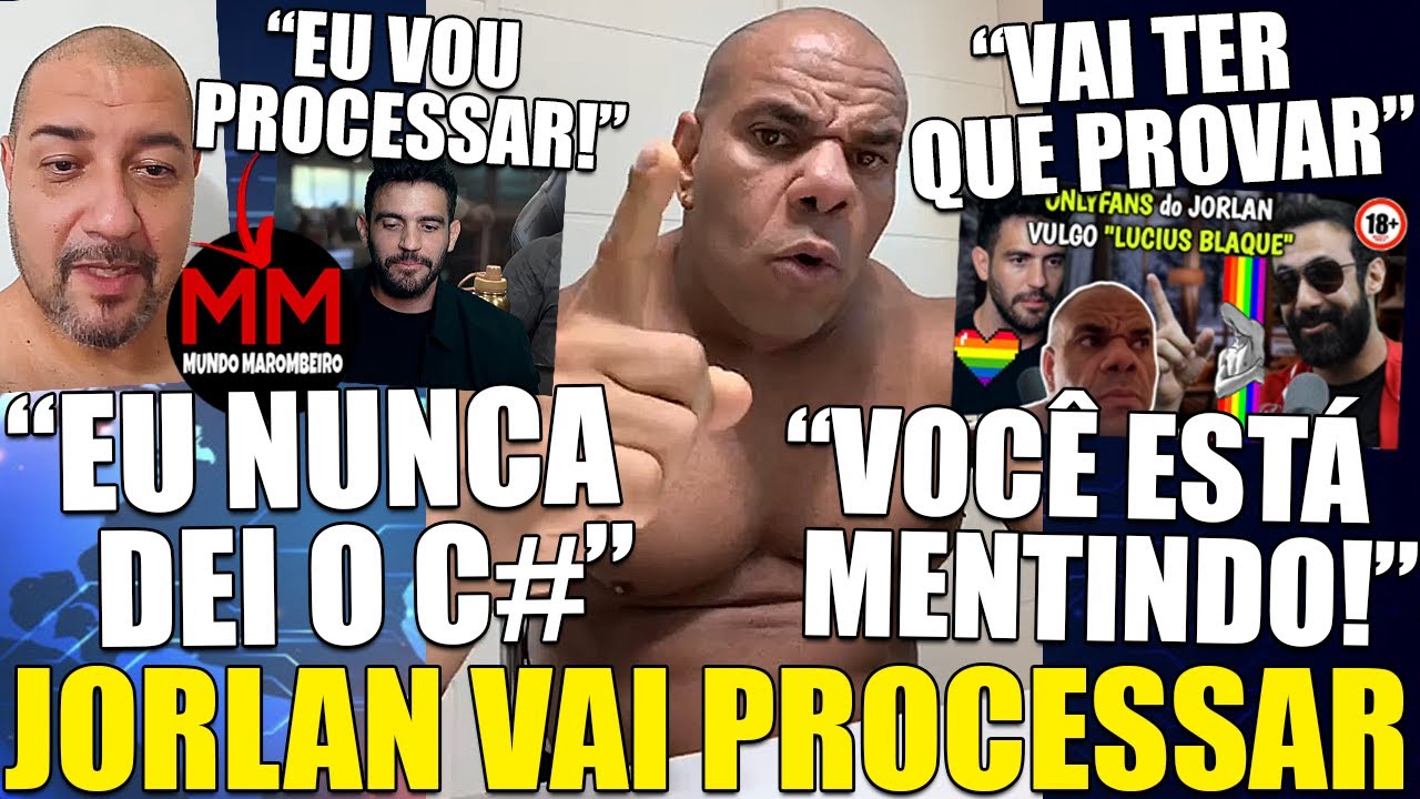 A CASA CAIU! JORLAN DECIDE PROCESSAR E DETONA ATITUDE POL&Ecirc;MICA DO CANAL MUNDO MAROMBEIRO
