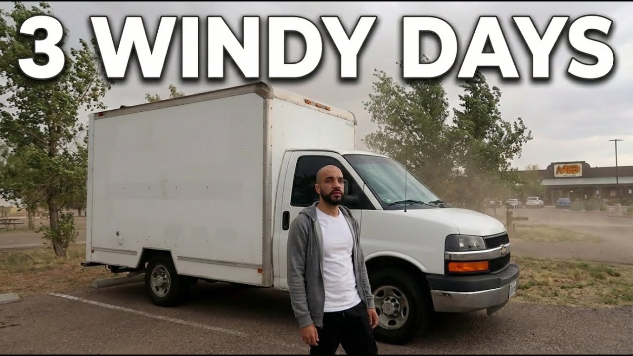 Van Life in Heavy Wind for 3 Days | Campground Struggles & Cracker Barrel