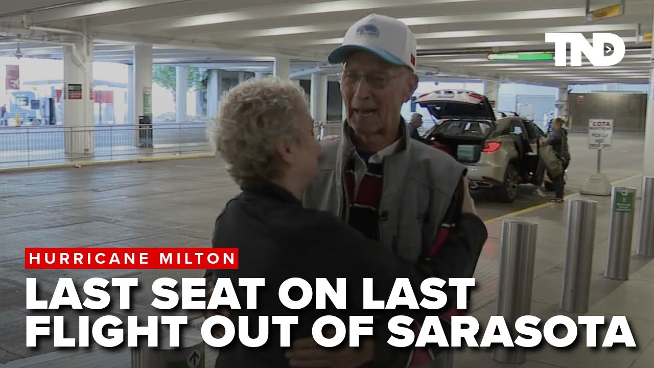 Father escapes Hurricane Milton's path in Sarasota thanks to daugther's persistence