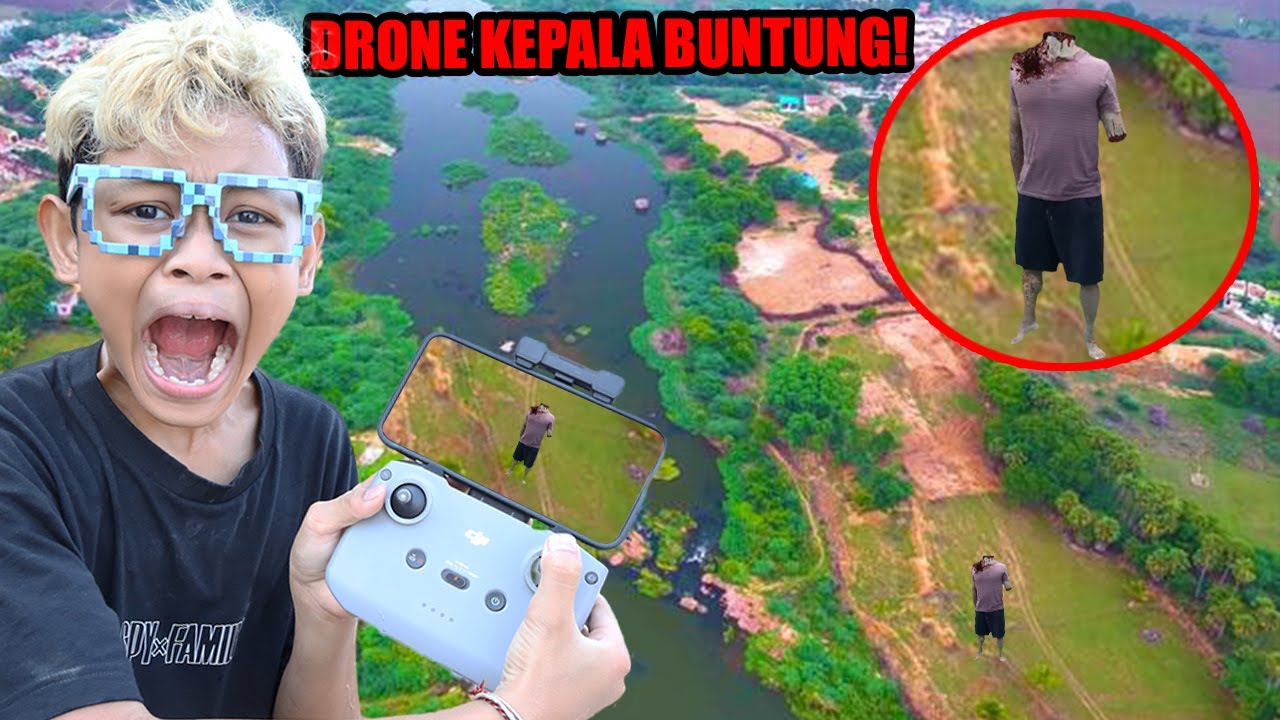 DRONE MEREKAM NAMPAK ZOMBIE KEPALA BUNTUNG!!! SEREM BANGET BOCIL KETAKUTAN!