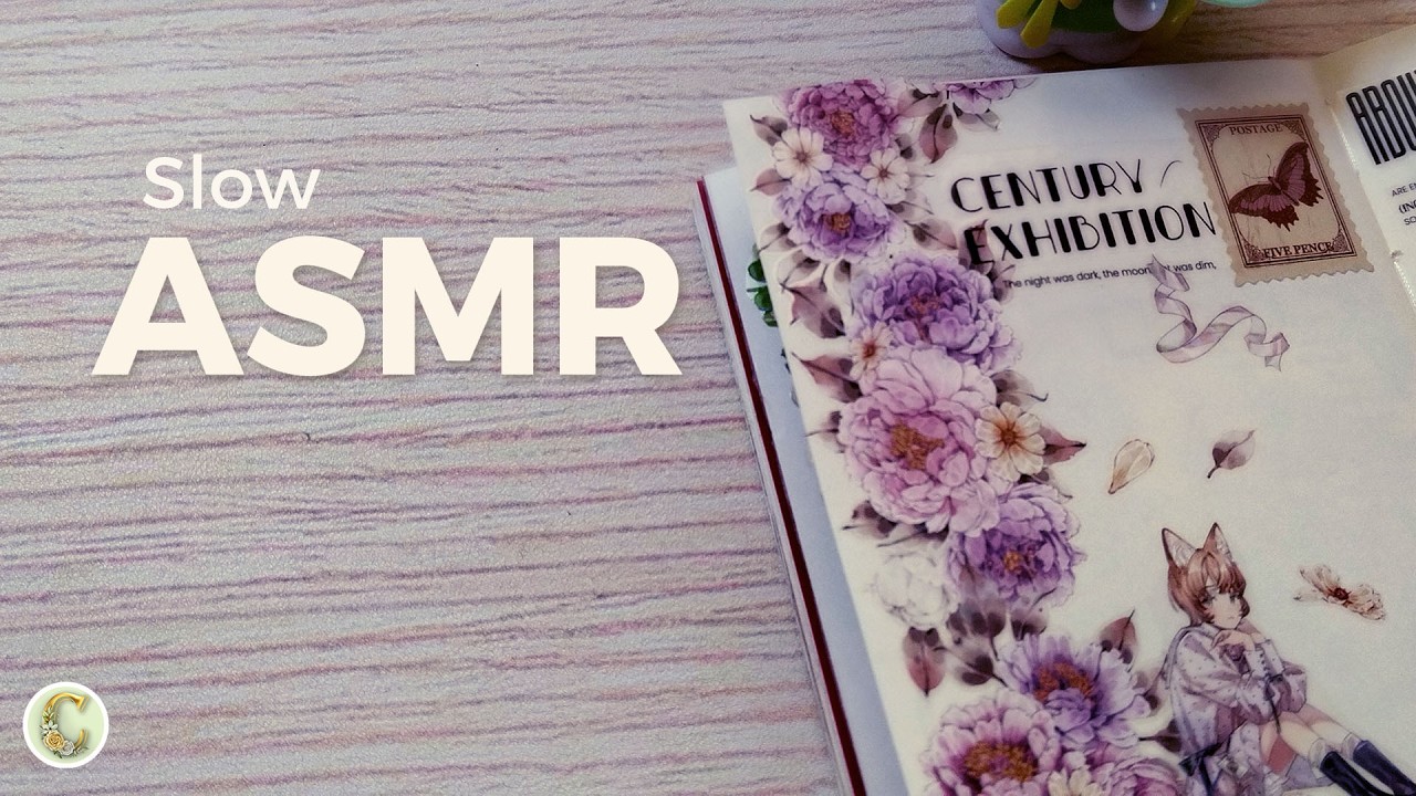 Relaxing ASMR 🌙 Slow Journaling & soft Sounds
