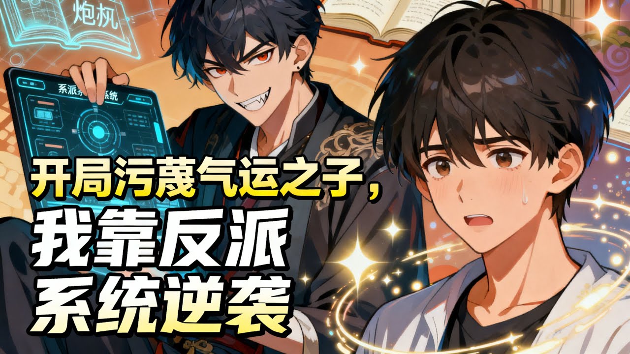 《開局污衊氣運之子，我靠反派系統逆襲》別人穿書抱大腿，我穿成必死炮灰，系統讓我當反派，開局就造謠主角是斷袖，從此在作死邊緣瘋狂掠奪機緣。#漫畫解說 #修仙 #仙俠 #玄幻