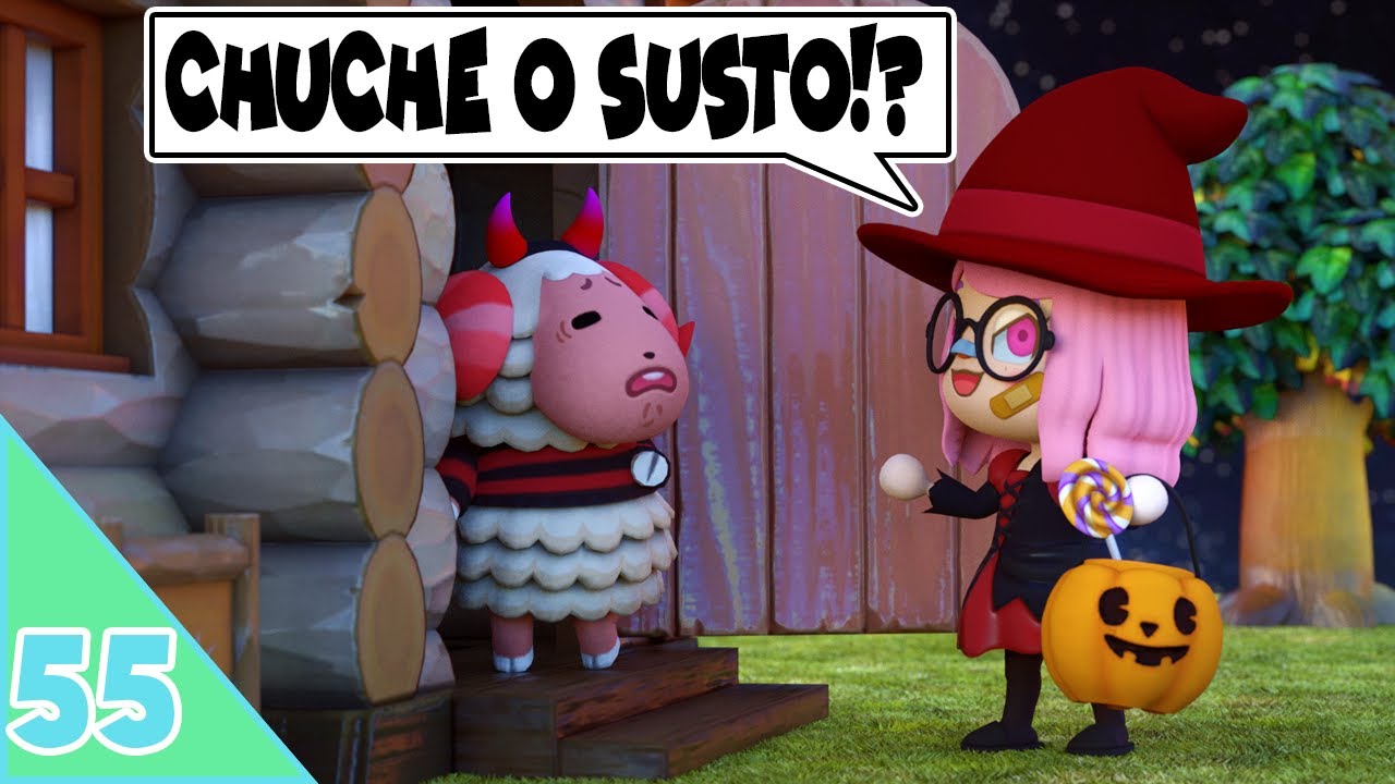 🏝️ASUSTANDO A MIS VECINOS!! *ME PINTAN LA CARA* 😱 - ANIMAL CROSSING NEW HORIZONS - # 55