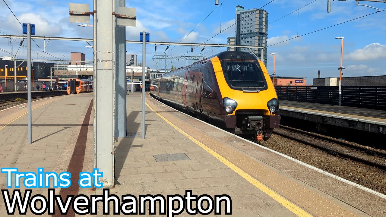 Trains at Wolverhampton (15/04/2025)