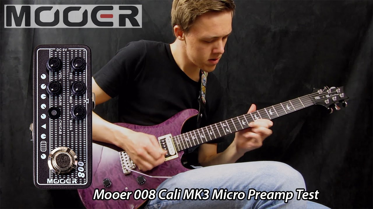 MOOER 008 Micro Preamp Cali MK3 - Sounds Test [Clean/Rock/Metal]
