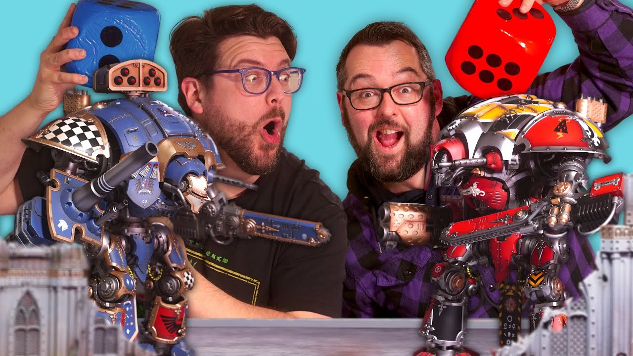 Playing GIANT Warhammer with JoyToy action figures