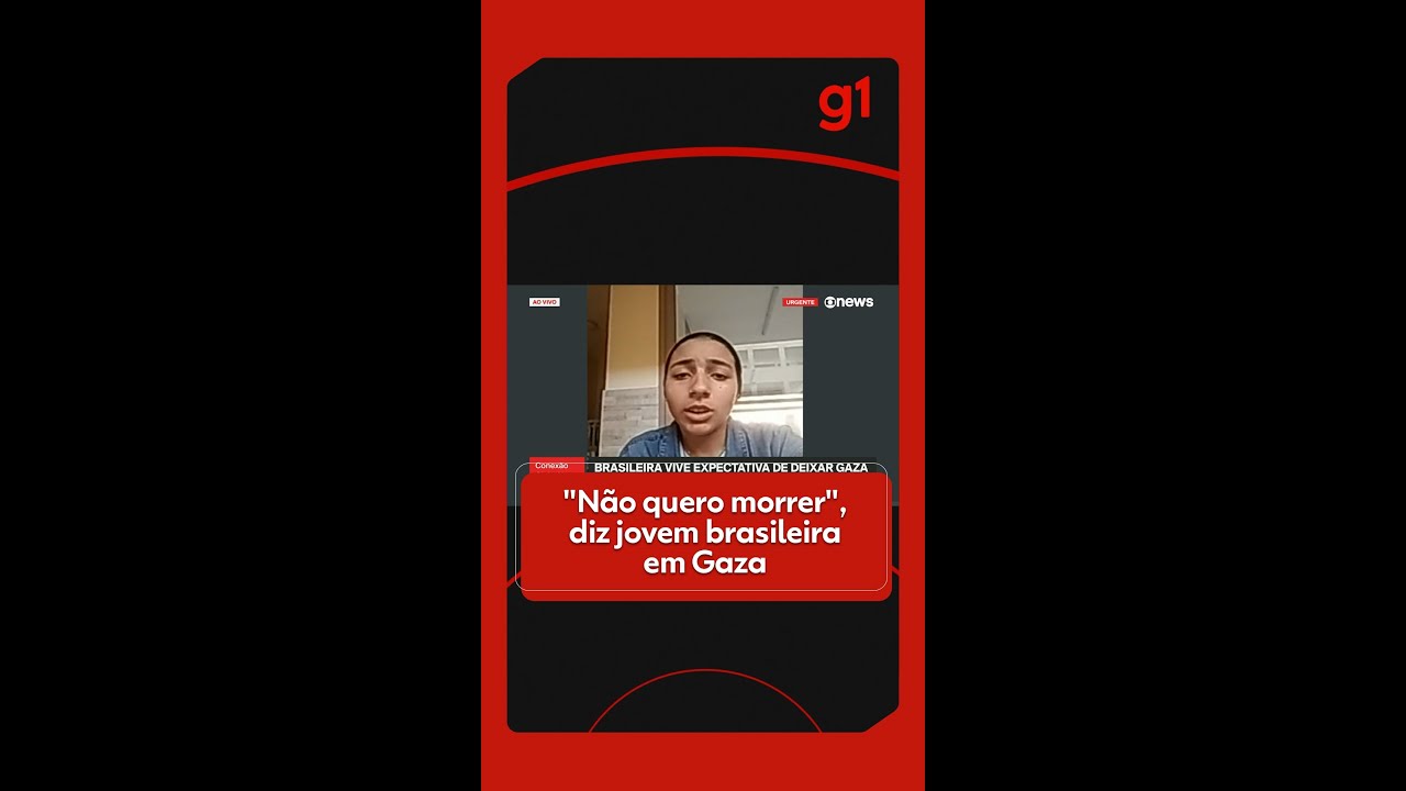 'Não quero morrer', diz jovem brasileira que vive em #Gaza | g1