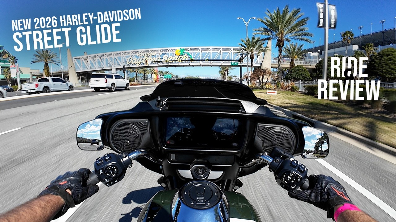 TEST RIDE on a NEW 2026 Harley-Davidson Street Glide in DAYTONA