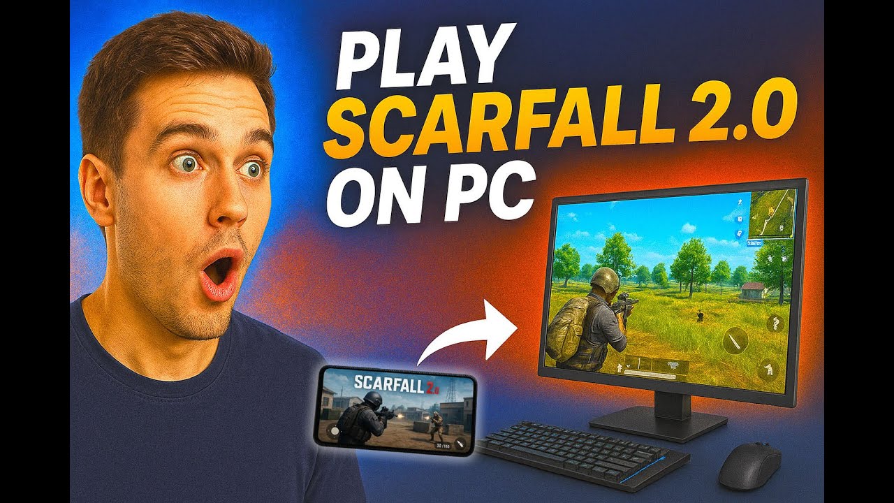 INSANE ScarFall 2.0 EMULATOR GUIDE 😱💥 | Play Like a PRO on PC with Mobile Controls! 🔥