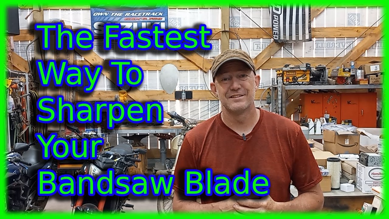 The Fastest way to Sharpen a Bandsaw Sawmill Blade